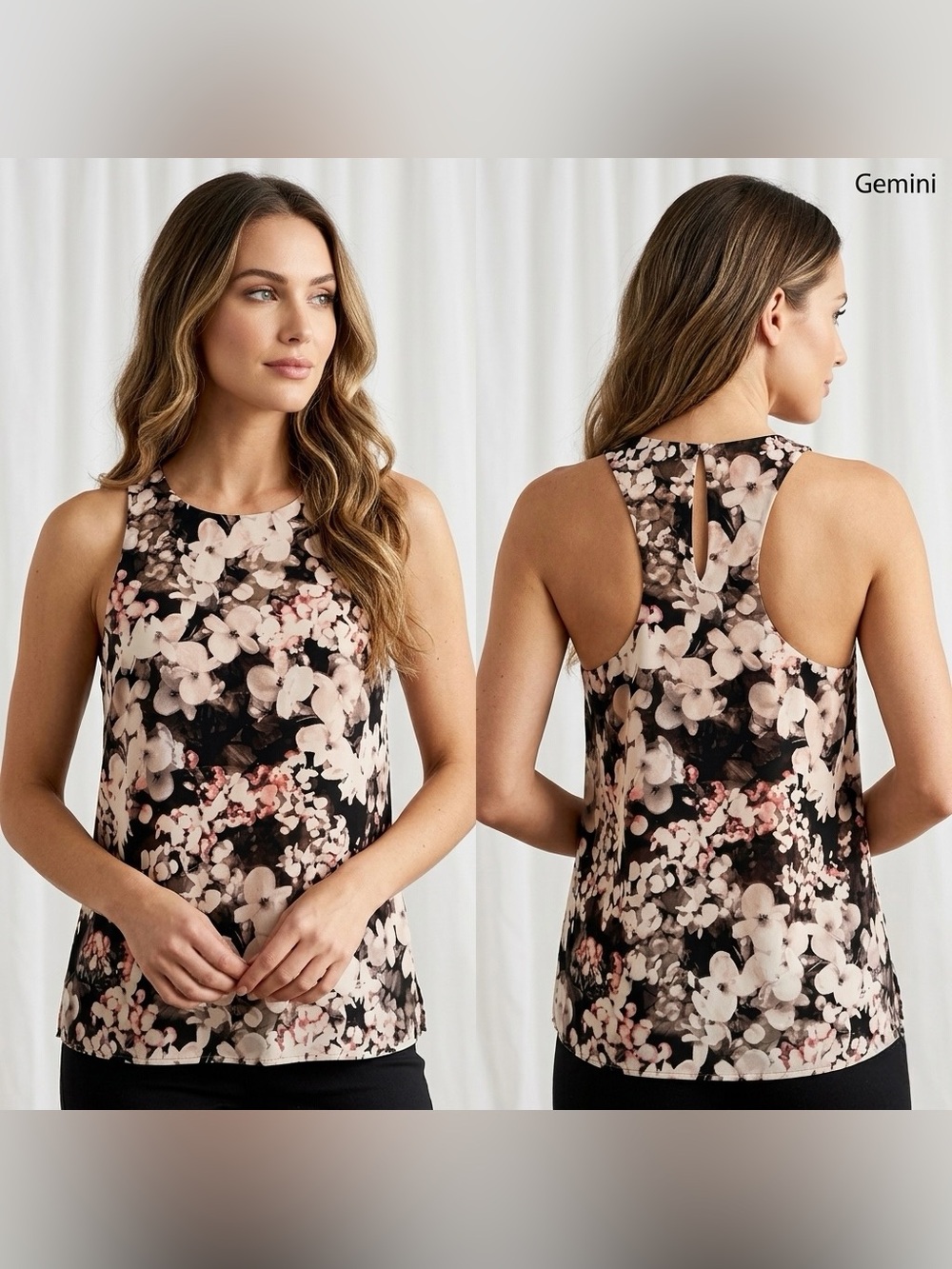 Banana Republic Women’s Sleeveless Floral Print Tank Blouse Top Size Medium